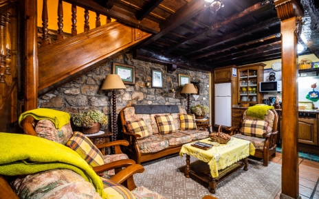 Open plan kitchen / dining / living area